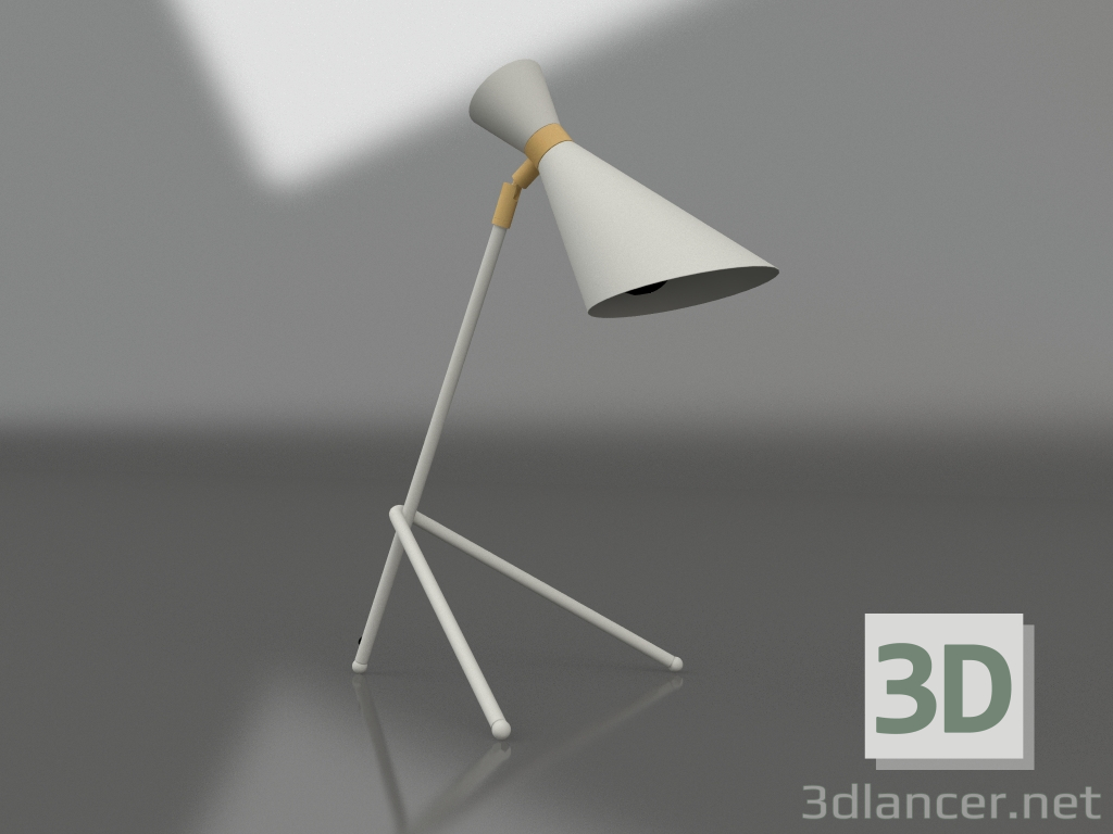 modèle 3D Lampe de table Shady (Gris) - preview