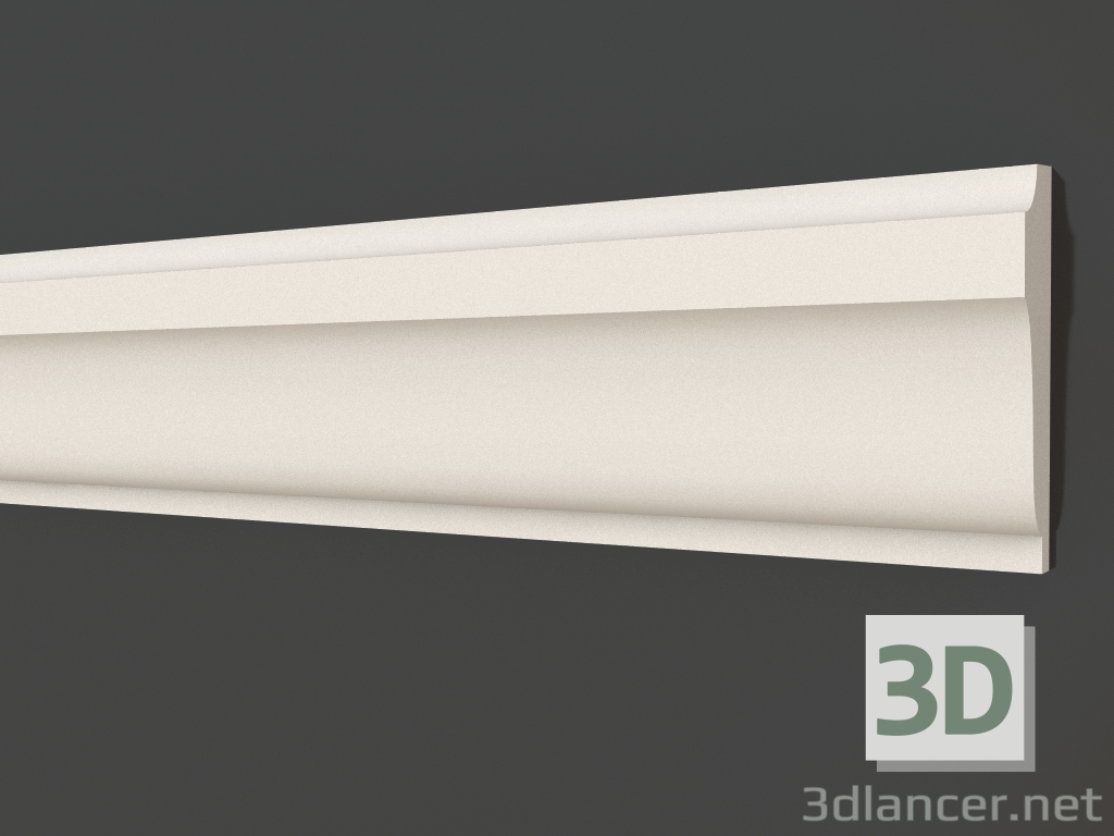 3d model Plaster molding LG 040 (65x18) - preview