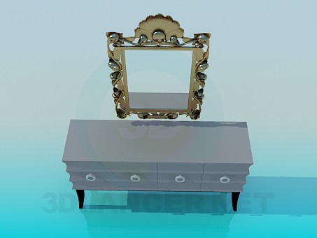 3d model Pier-glass - vista previa