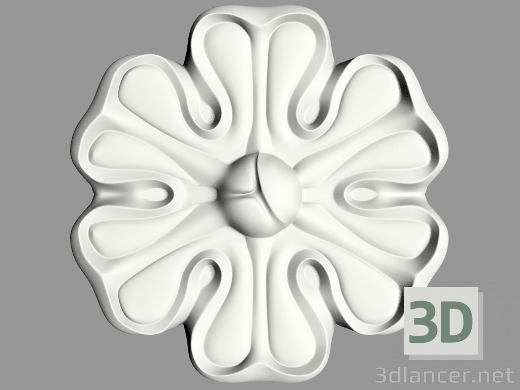 3d model Decoración de pared (Ф98) - vista previa