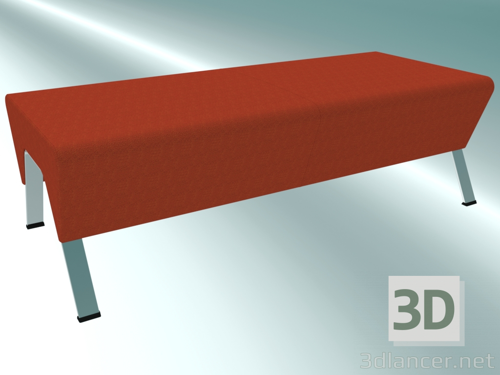 3d model Banco doble (20) - vista previa