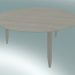 modèle 3D Table décorative Hoof (SW2, Ø90cm, H 40cm, Chêne huilé blanc) - preview