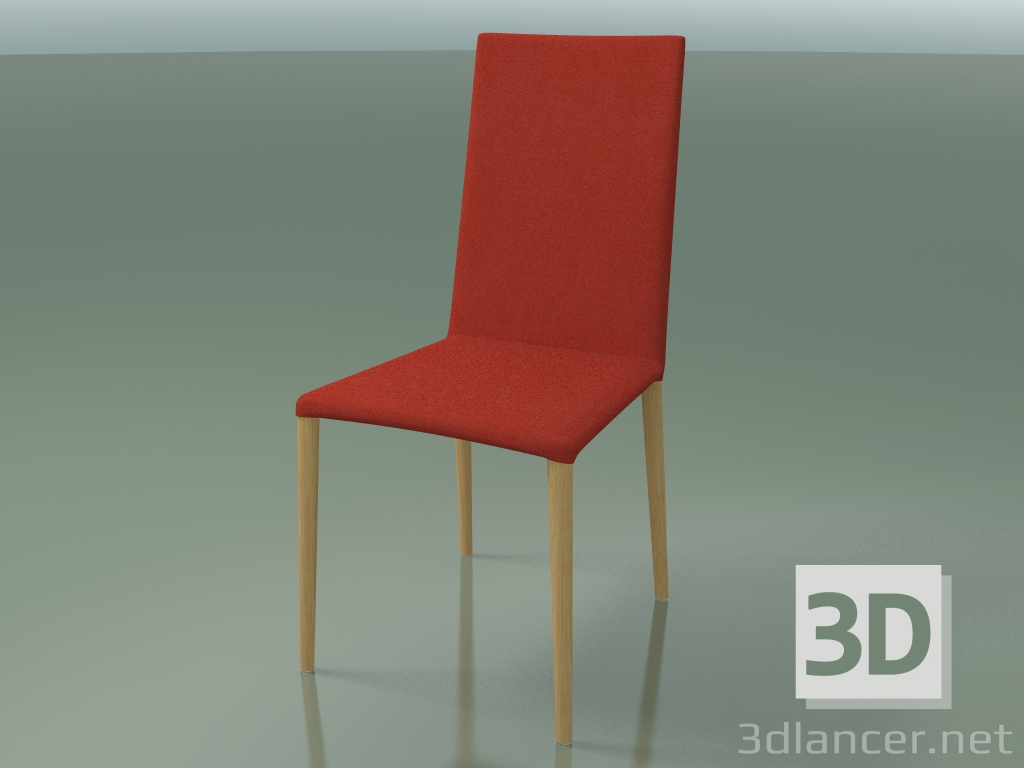 3D Modell Stuhl 1710 (H 96-97 cm, mit Stoffbezug, L22 Natureiche) - Vorschau