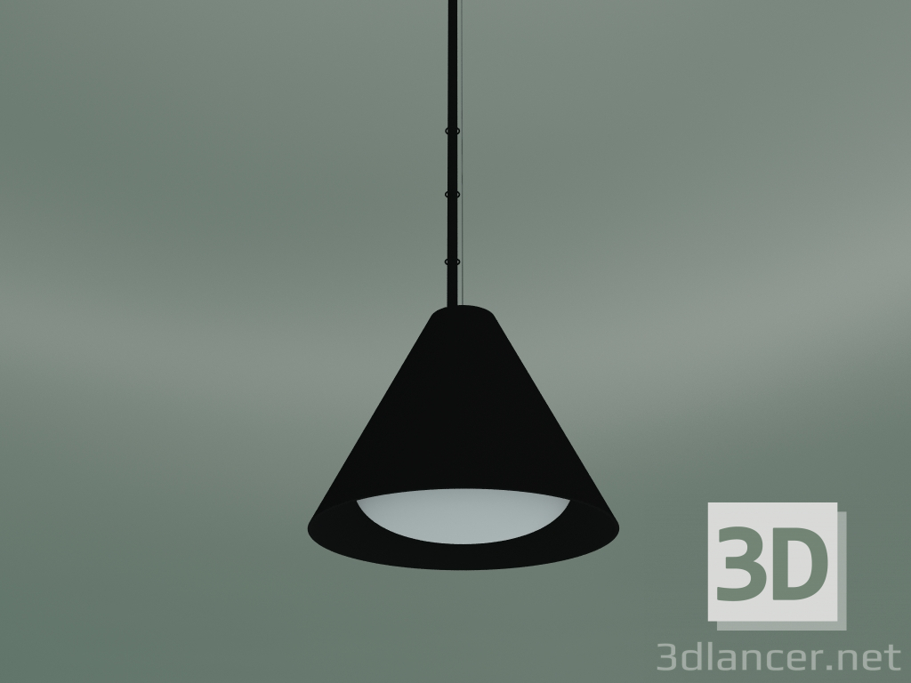 3d model Lámpara colgante KEGLEN 175 COLGANTE (LED-MD 27K, BLK) - vista previa