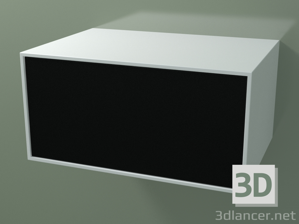 3d model Caja (8AUСВВ01, Glacier White C01, HPL P06, L 72, P 50, H 36 cm) - vista previa