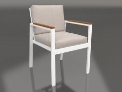 Chaise de salle à manger (Blanc)