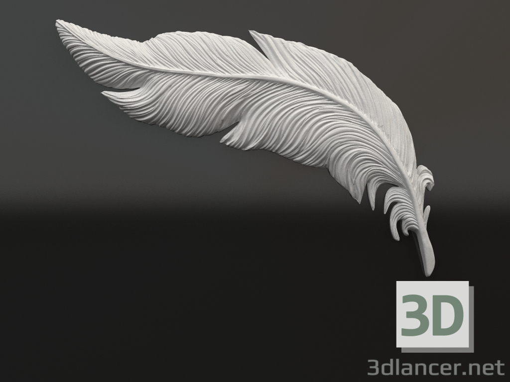 Modelo 3d Elemento decorativo gesso DE 060 1 (800x544x49) - preview