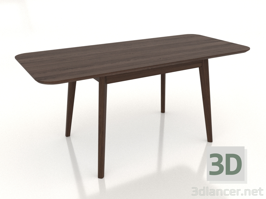 3D Modell Esstisch TRANSFORM 1700x750 mm (dunkler Nussbaum) - Vorschau