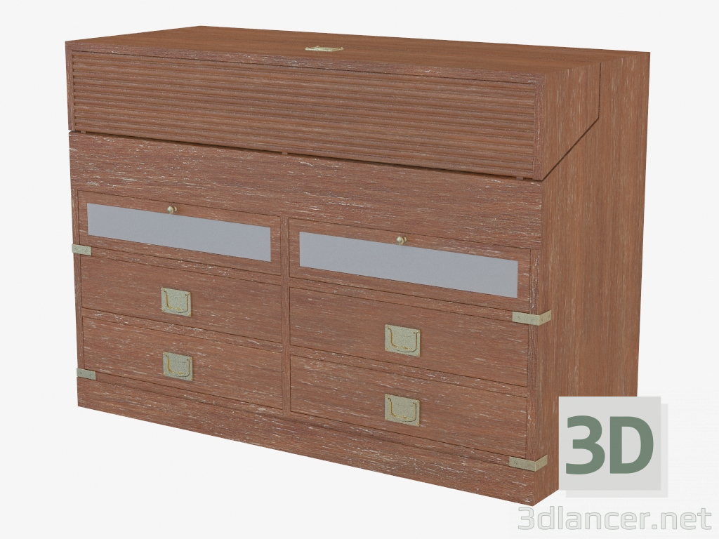 3d model Cajonera - vista previa