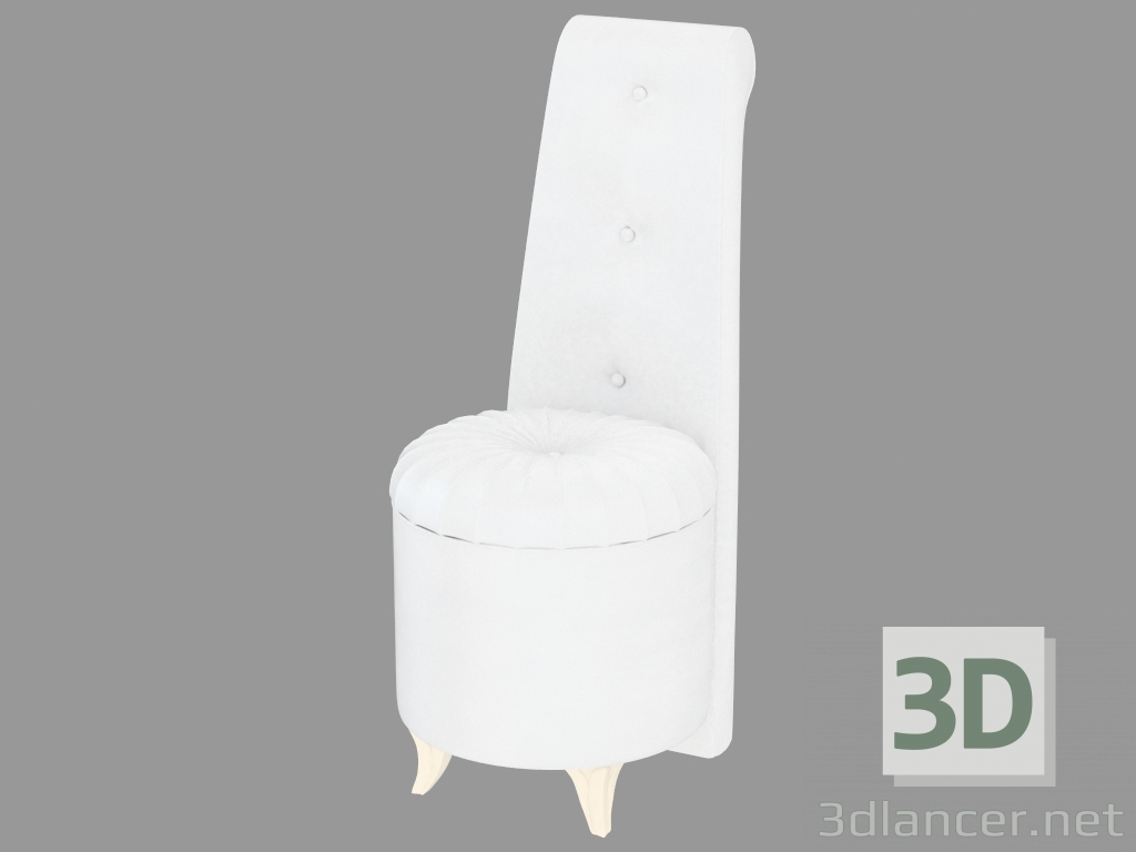 Modelo 3d Pufe de couro estofados SDTOD - preview