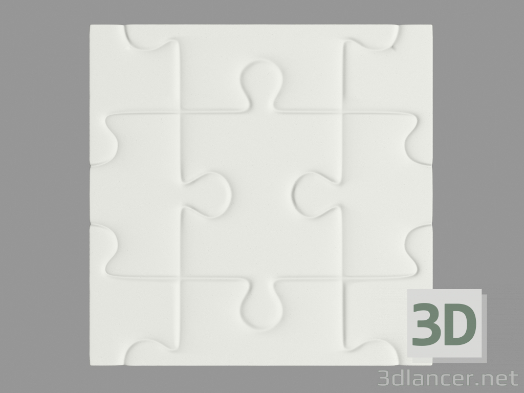 3d model Panel 3D (№7) - vista previa