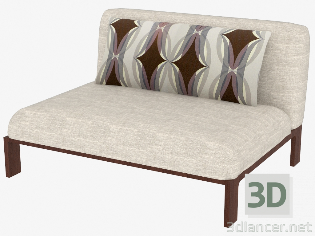 3d model Sillón sin estante - vista previa