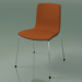 3d model Chair 3962 (4 metal legs, polypropylene, front trim) - preview