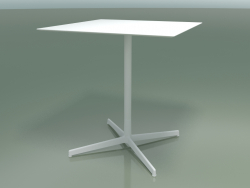 Mesa cuadrada 5549 (H 72.5 - 69x69 cm, blanco, V12)