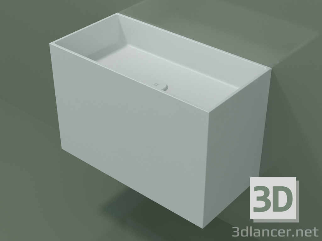 3d model Lavabo de pared (02UN43101, Glacier White C01, L 72, P 36, H 48 cm) - vista previa