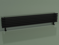 Radiateur horizontal RETTA (6 sections 1800 mm 60x30, noir mat)