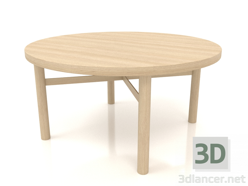 3d model Mesa de centro (extremo recto) JT 031 (D=800x400, blanco madera) - vista previa