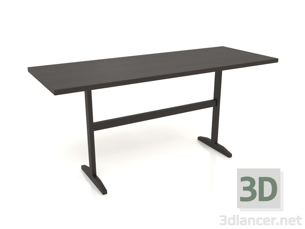 3d model Mesa de trabajo RT 12 (1600x600x750, madera marrón oscuro) - vista previa