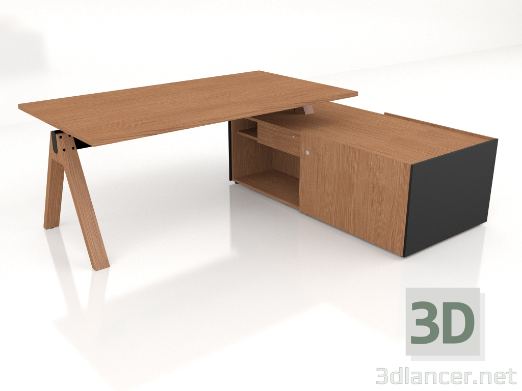 Modelo 3d Mesa de trabalho Viga Executive V05P (2144x1801) - preview