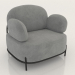 modèle 3D Fauteuil Coco (gris) - preview