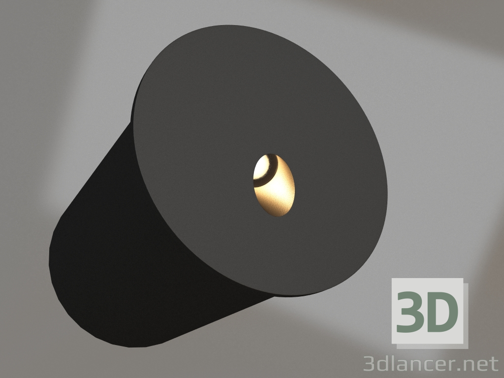 3d model Lamp LT-GAP-R70-3W Warm3000 (BK, 30deg, 230V) - preview