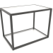 3d model Mesa de centro rectangular de dos niveles (GLASS, 60X40X44) - vista previa