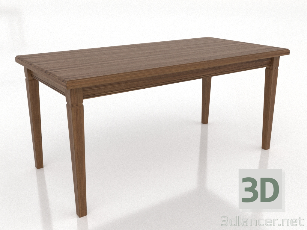 Modelo 3d Mesa de jantar 1600x800 mm (nogueira clara) - preview Modelo 3d Mesa de jantar 1600x800 mm (nogueira clara) - preview
