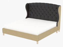 cama de casal Meredian ASA KING SIZE cama de couro (5006K luva)