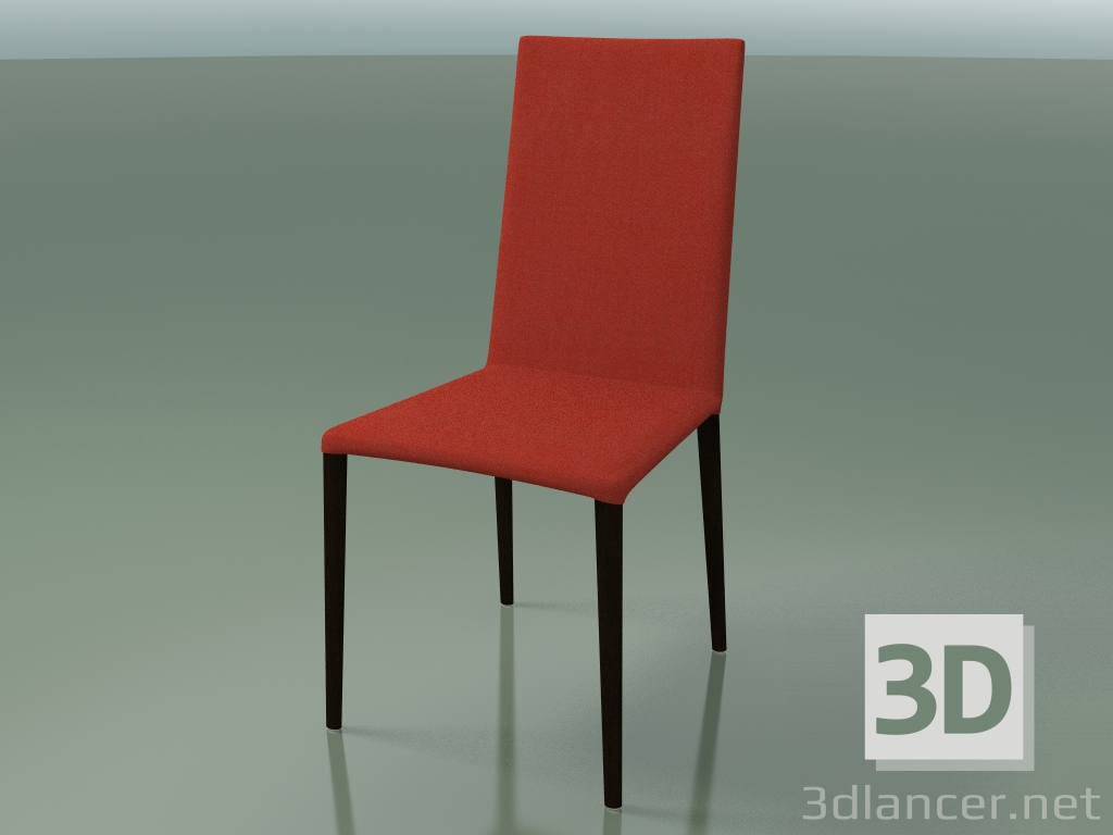 3d model Silla 1710 (H 96-97 cm, con tapicería de tela, wengué L21) - vista previa