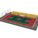 3d Basketball court model buy - render