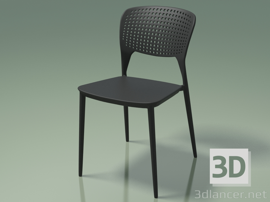 modello 3D Sedia Spark (111502, nero) - anteprima