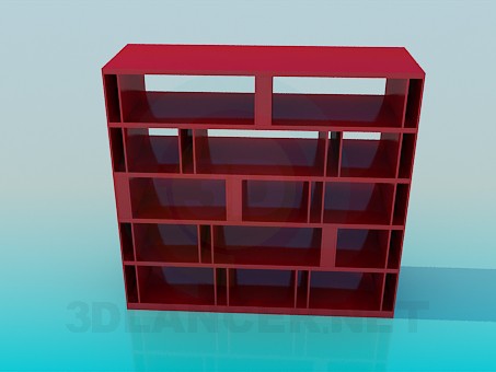 3d model Estante para libros - vista previa