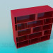 Modelo 3d Estante para livros - preview