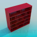 Modelo 3d Estante para livros - preview