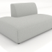 3d model Sofa module 1 seater (L) 130x90 extended to the left - preview