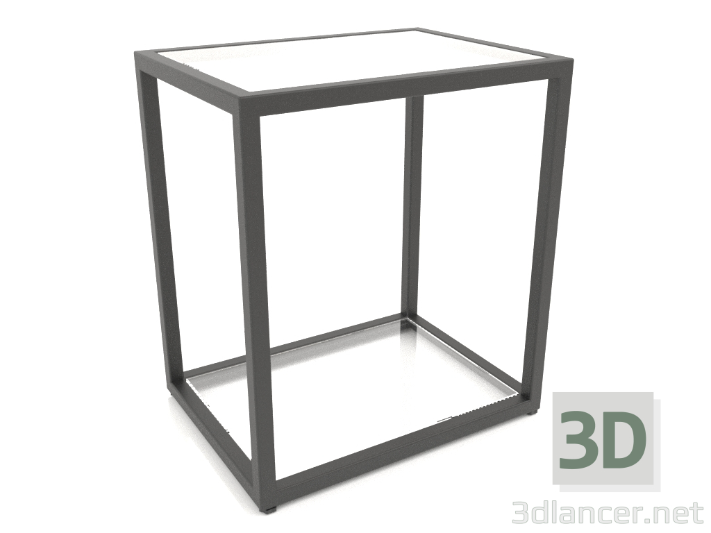 3d model Mesa de centro rectangular de dos niveles (GLASS, 40X30X44) - vista previa