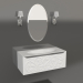 3D modeli 120 cm banyo aynalı dolap (EL.01.12+4x1000x600) - önizleme