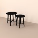 3d model Tabla IKEA Kragsta adjunta - vista previa