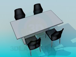 Table with chairs