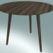 3d model Dining table In Between (SK3, Ø90cm, H 73cm, Smoked oiled oak) - preview