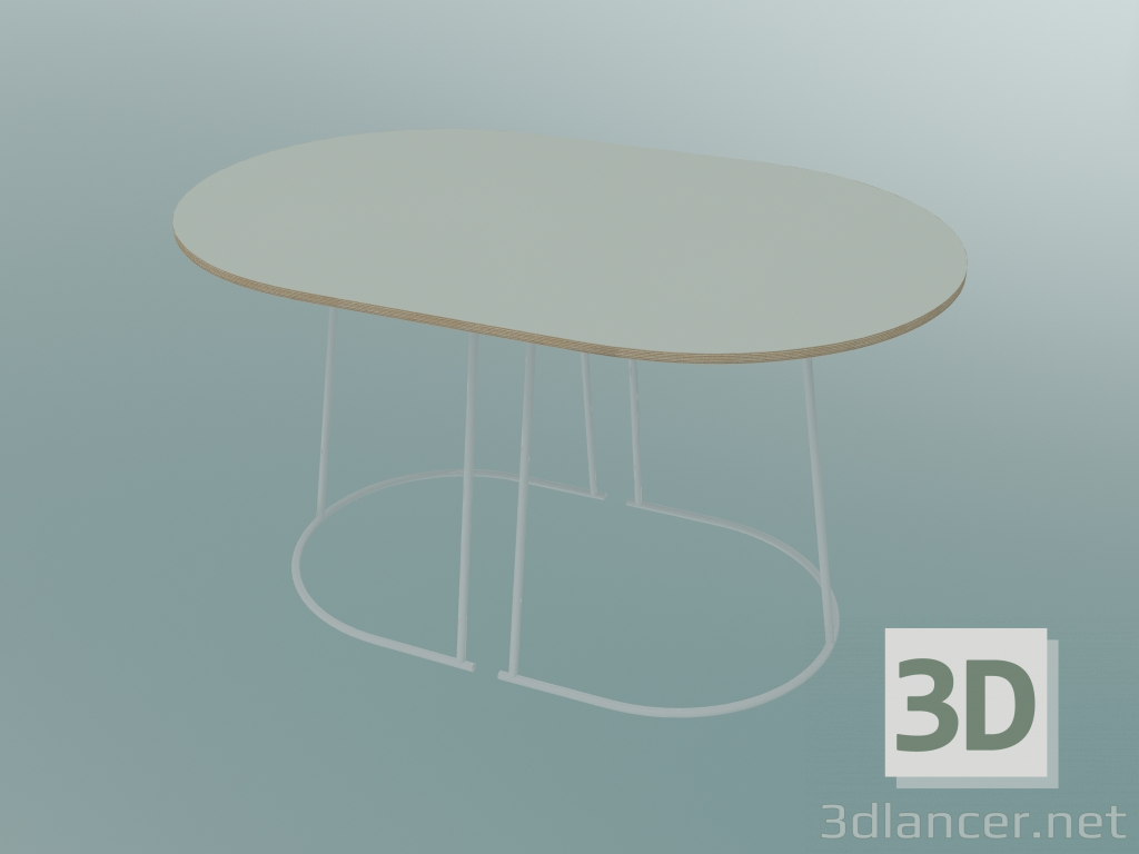 3D Modell Couchtisch Airy (Klein, Weiß) - Vorschau