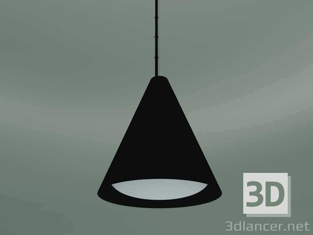 3D Modell Pendelleuchte KEGLEN 250 PENDANT (LED-MD 27K, BLK) - Vorschau