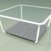 3d model Coffee table 001 (Ribbed Glass, Metal Milk, Luna Stone) - preview