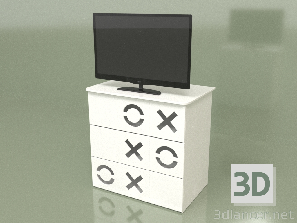 3d model Silla con orinal - vista previa