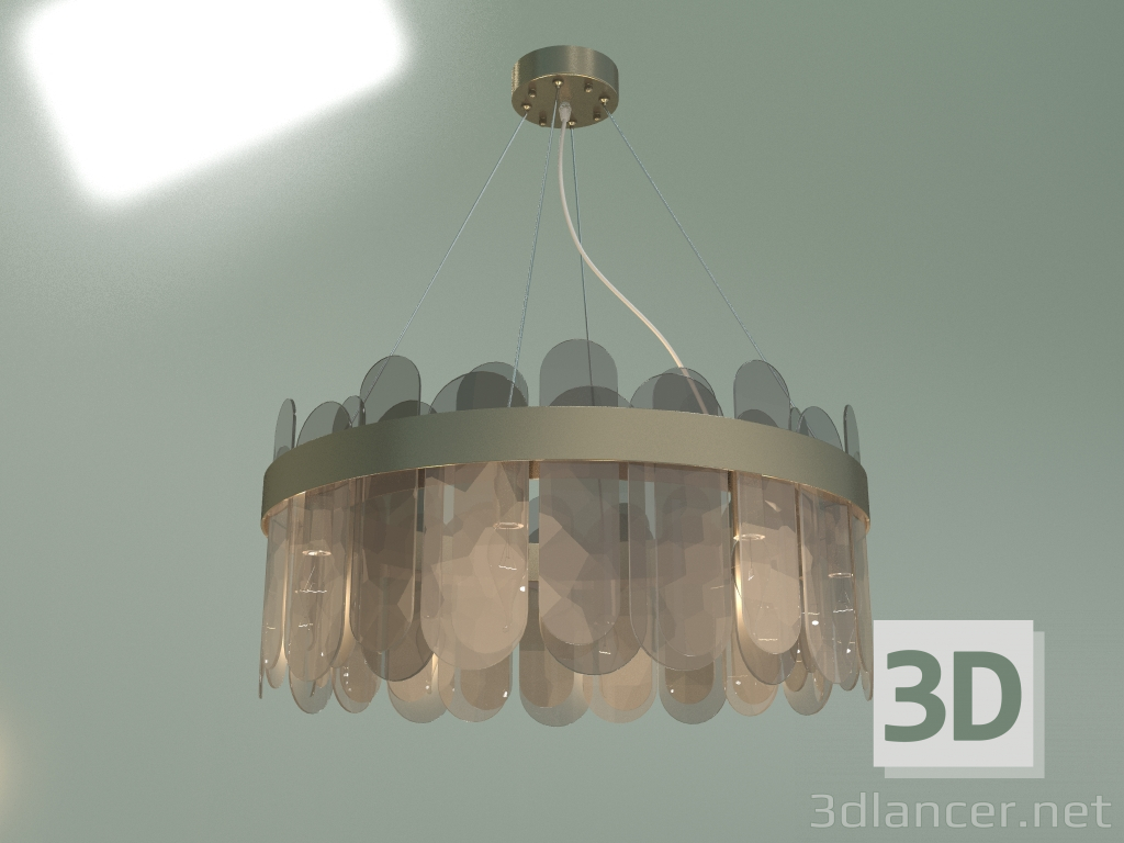 modello 3D Lampadario sospeso Conte 332-8 - anteprima