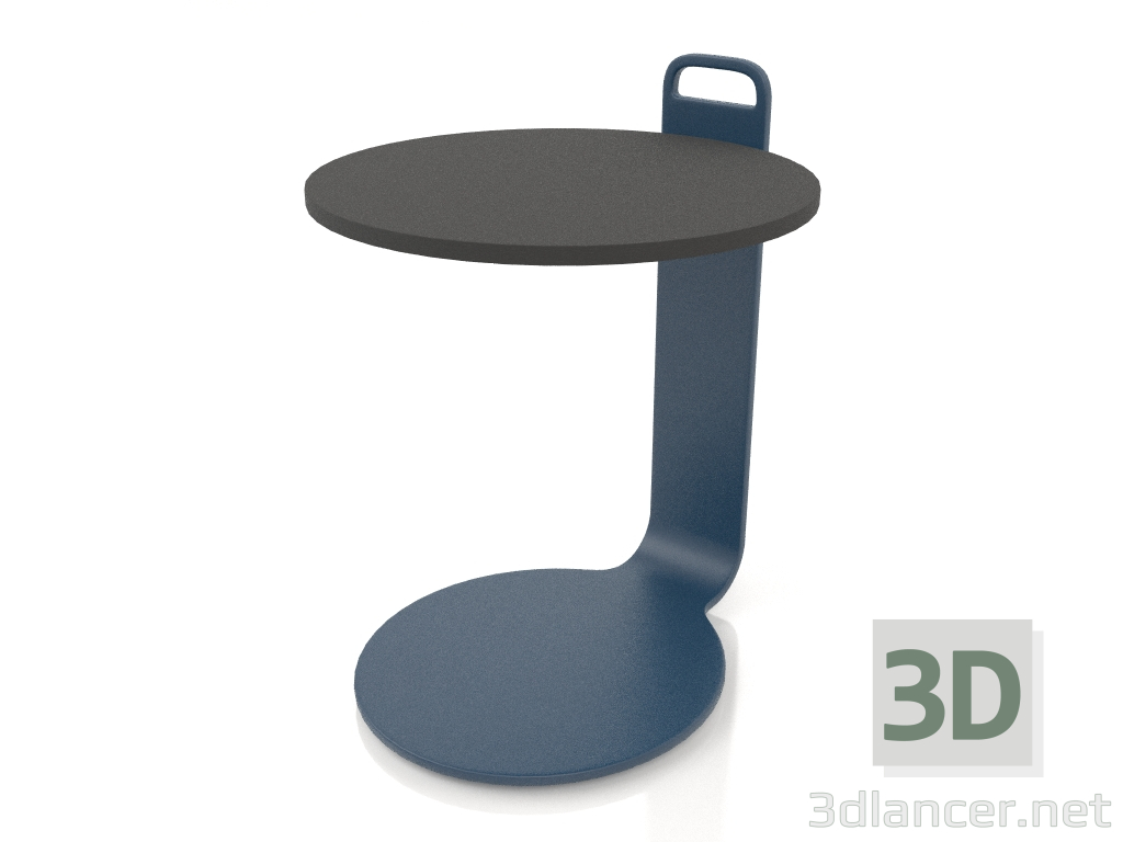 3d модель Стол кофейный Ø36 (Grey blue, DEKTON Domoos) – превью