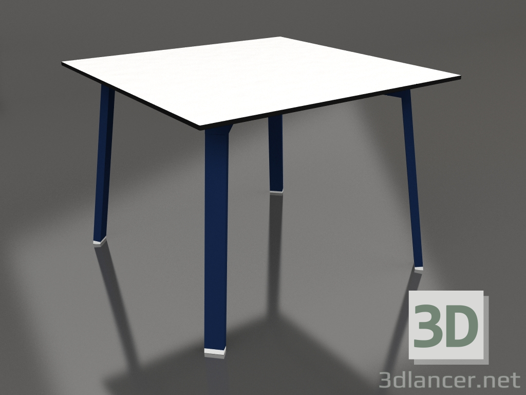 modèle 3D Table à manger 100 (Bleu nuit, Phénolique) - preview