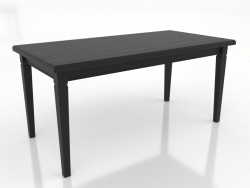 Dining table 1600x800 mm (black RAL 9005)