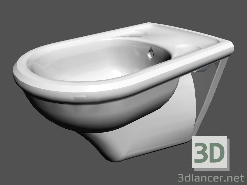 modèle 3D Bidet confort mural l 831 471 vienna b1 - preview