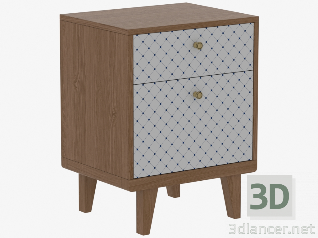 modèle 3D Table de chevet THIMON (IDC008001001) - preview